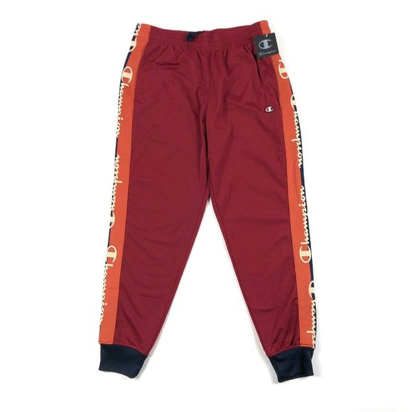 champion sweatpants logo down the side